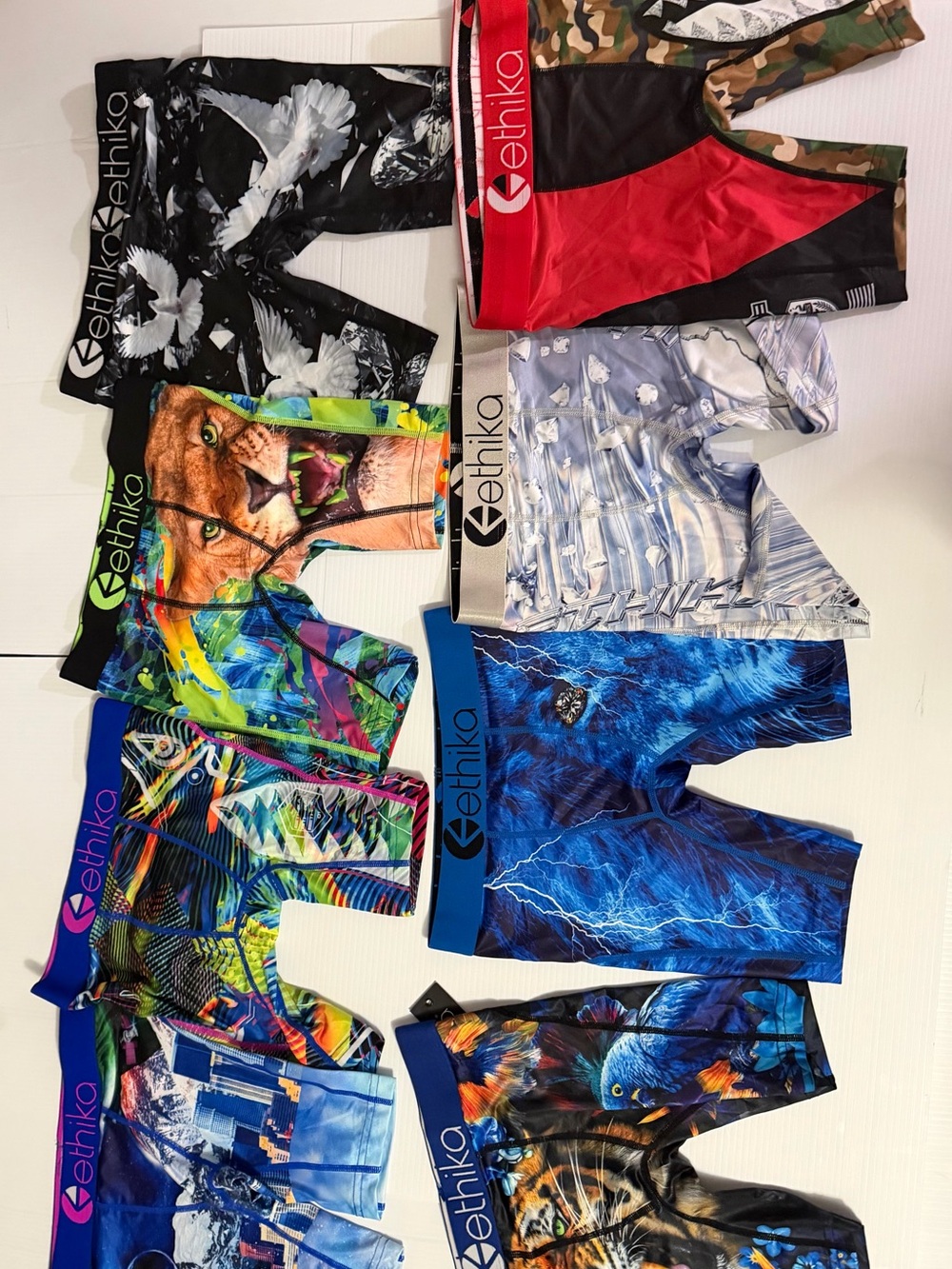 ethika boys size medium staples polyester spandex 8. Graphic designs d3
